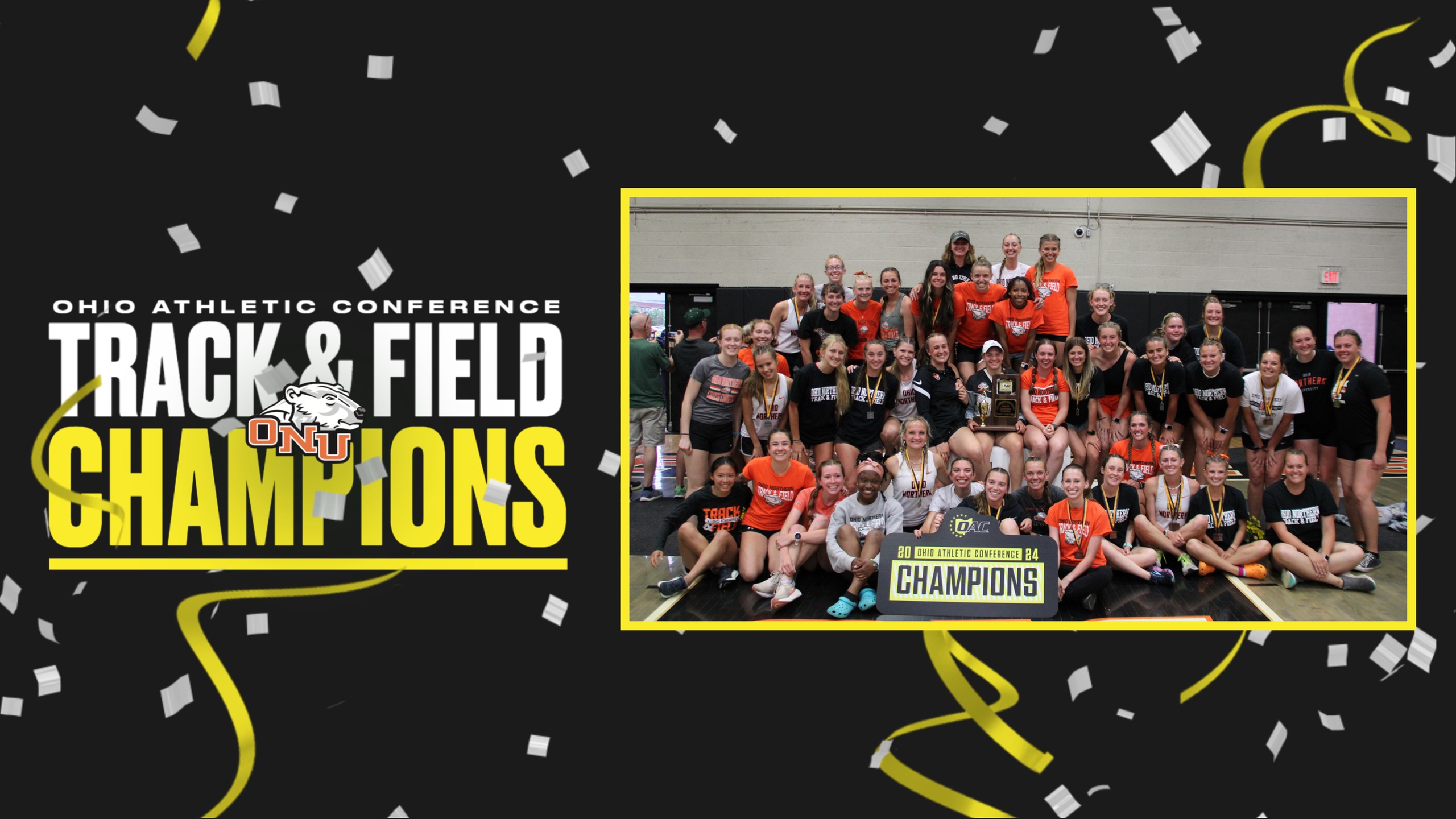 Ohio Northern Women's Track &amp; Field Wins OAC Title by 60 Points