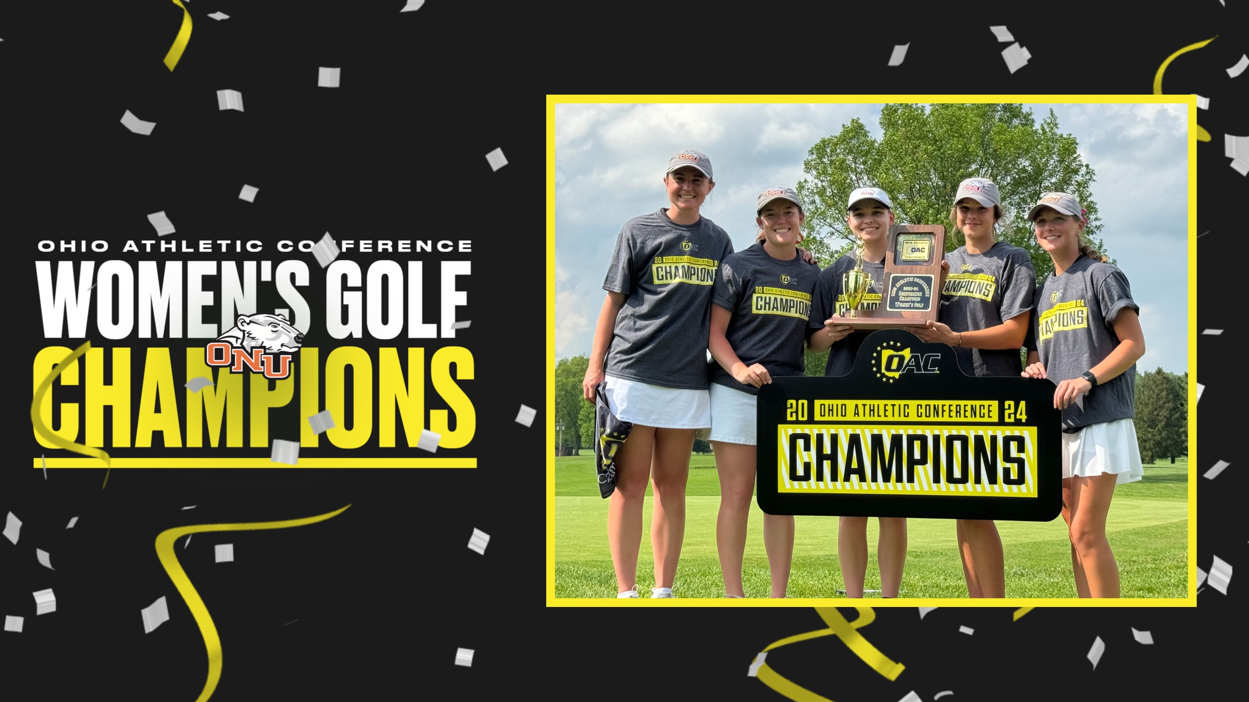 Ohio Northern Wins OAC Women's Golf Championship with record-breaking performance