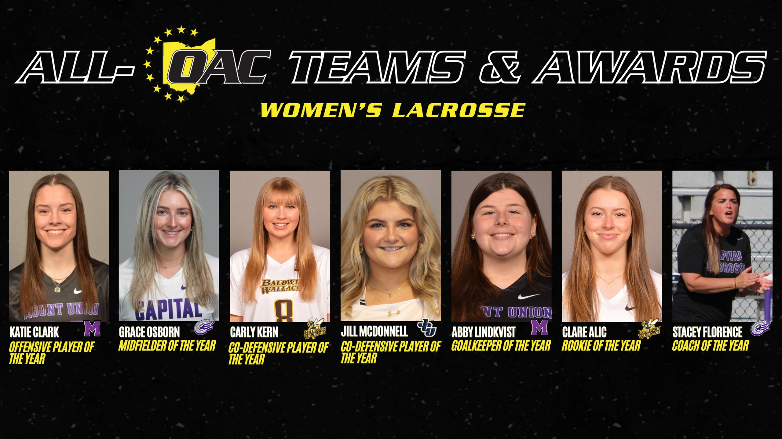 Women&rsquo;s Lacrosse All-OAC Teams and Special Award Winners