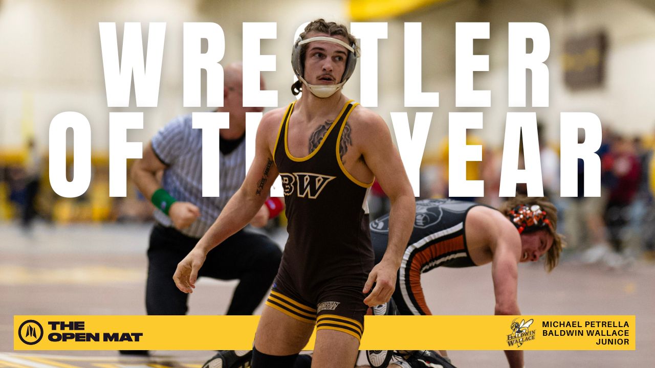 BW's Petrella Named The Open Mat Division III Wrestler of the Year
