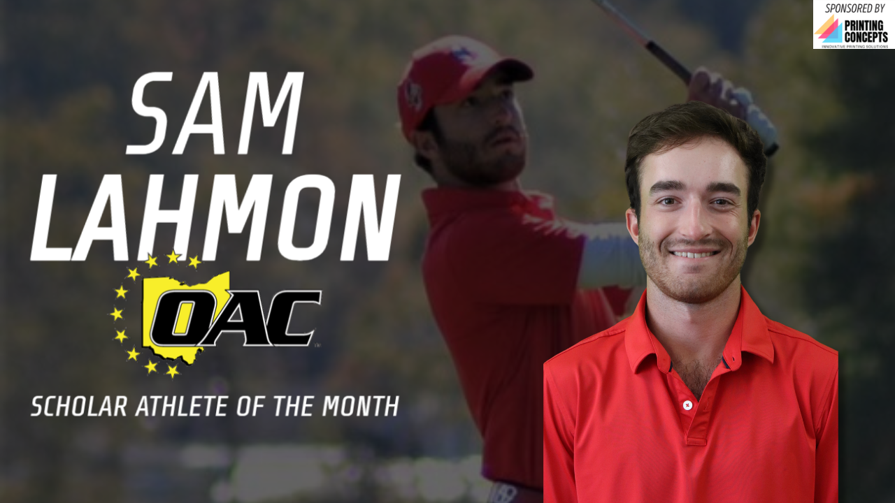 Otterbein's Sam Lahmon Named Printing Concepts Scholar Athlete of the Month