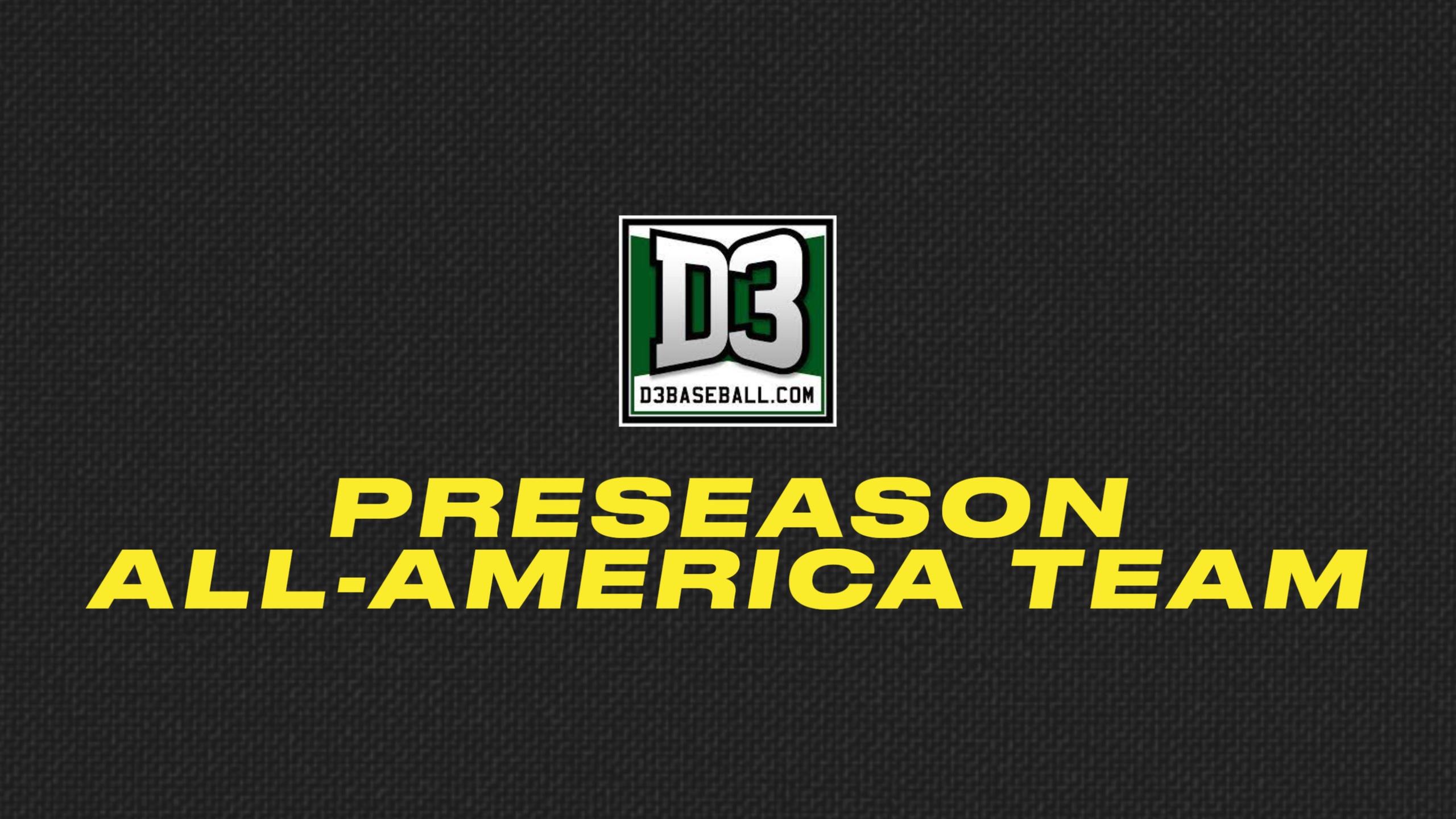 Three OAC Baseball Players Named to D3Baseball Preseason All-America Team
