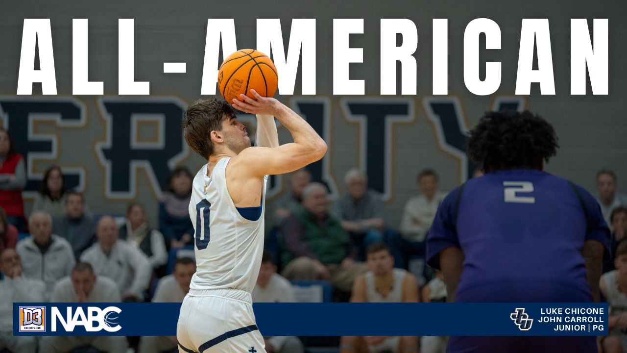 JCU's Luke Chicone Named All-American by D3Hoops.com and NABC