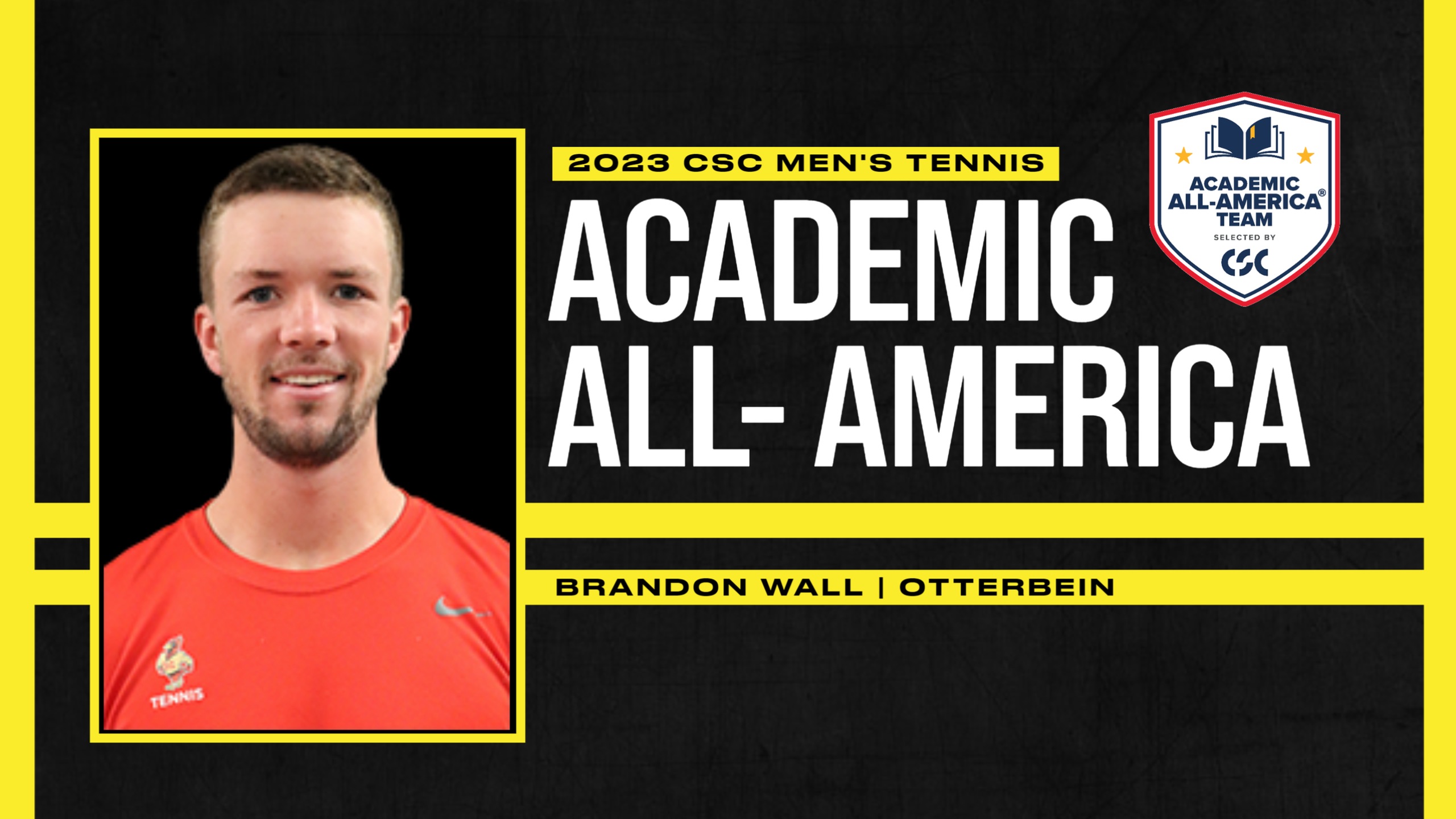 Otterbein's Brandon Wall Named CSC Academic All-America